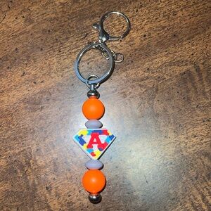 Handmade Autism Awarenesseness Keychain